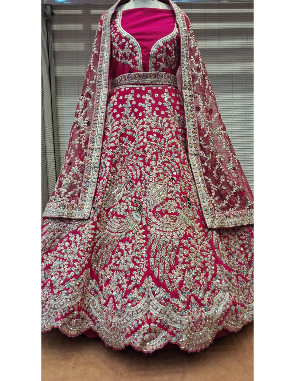 Ivory White Sequin Embroidered Lehenga Set For Your Wedding Day