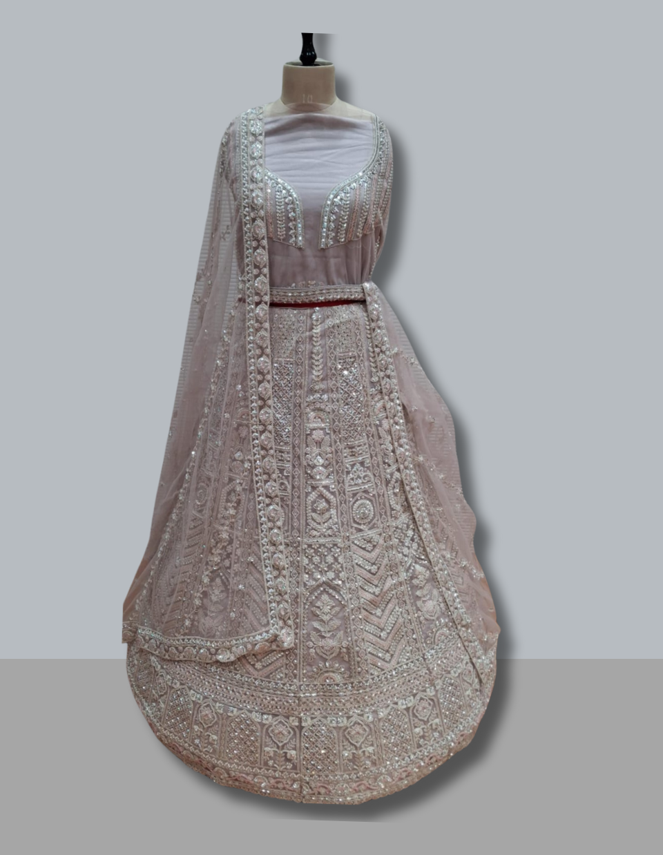 Blush Pink Gorgeous Wedding Lehenga