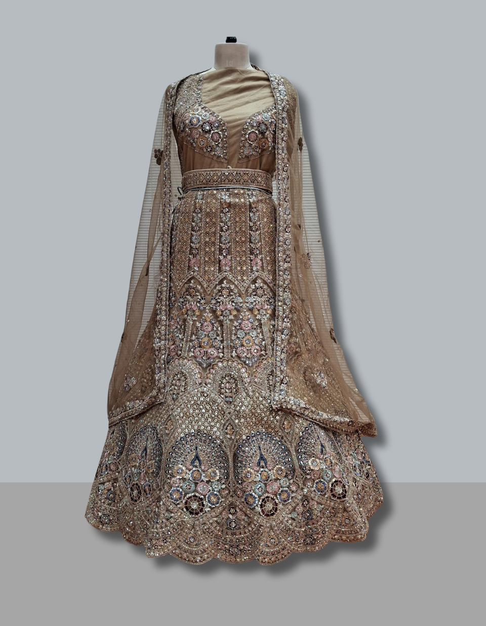 Exquisite Embellished Party Wear Lehenga