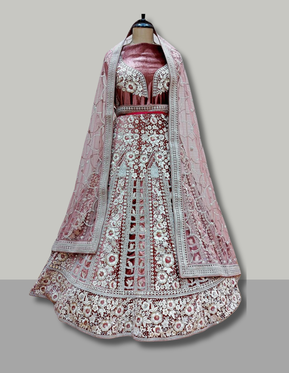 Exquisite Embroidered Lehenga Set