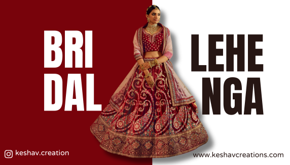 bridal lehenga latest design by Keshav Creations