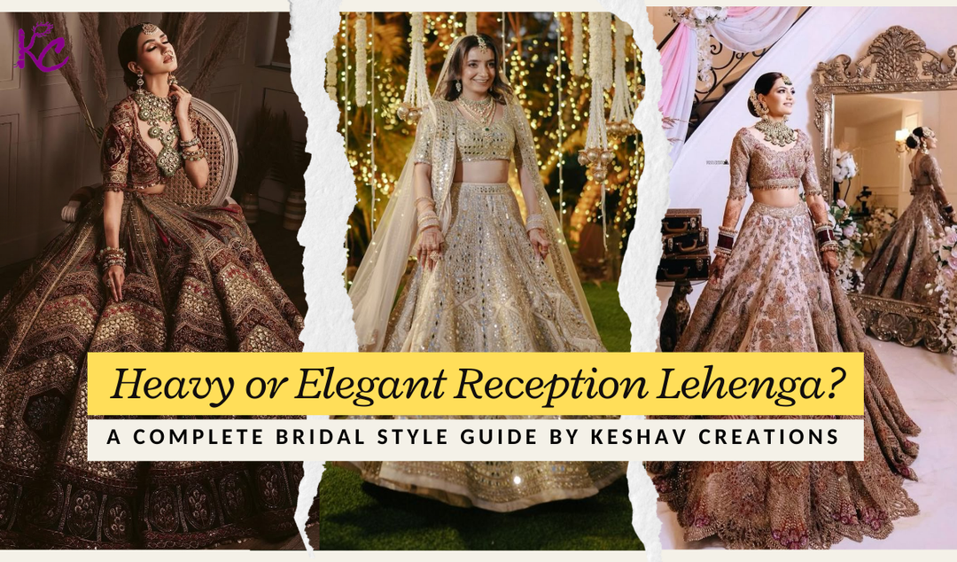 Reception lehenga Latest Design by Keshav Creations