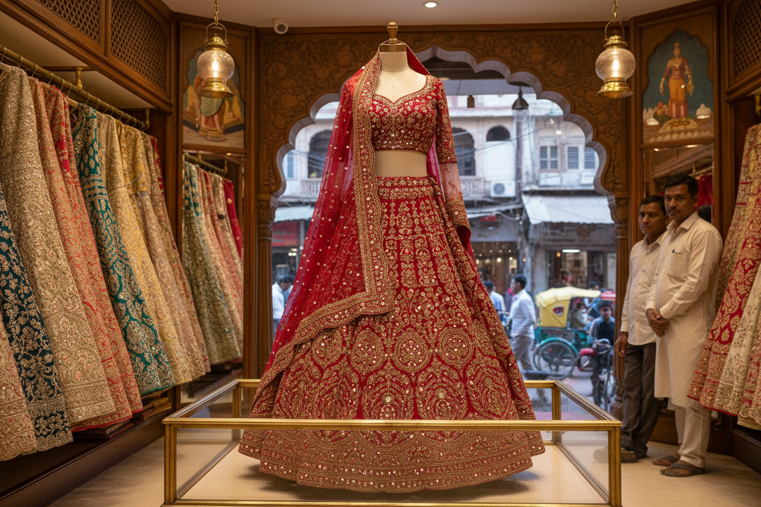 Best Bridal Lehenga Shop in Chandni Chowk, Delhi – A Complete Bride’s Guide (2026 Edition)