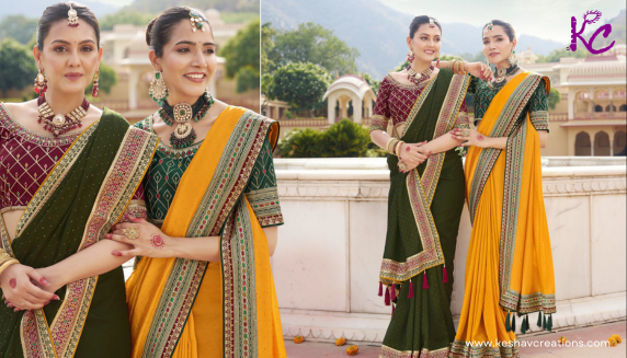 Discover Classy Saree Designs at Keshav Creations