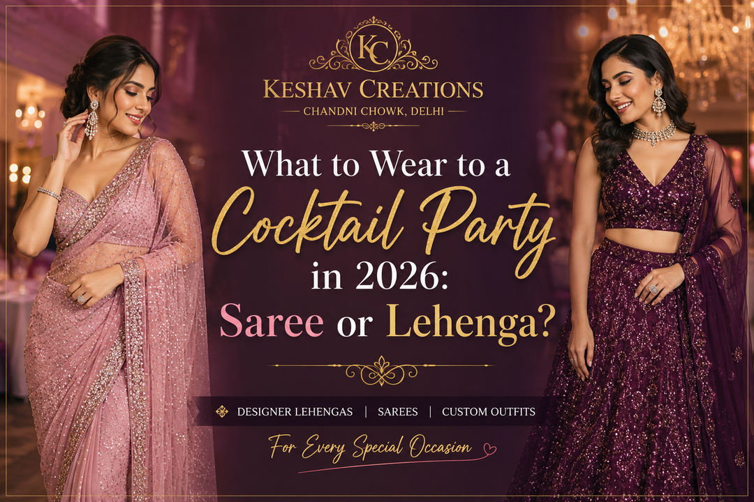 What to Wear to a Cocktail Party in 2026: Saree or Lehenga?