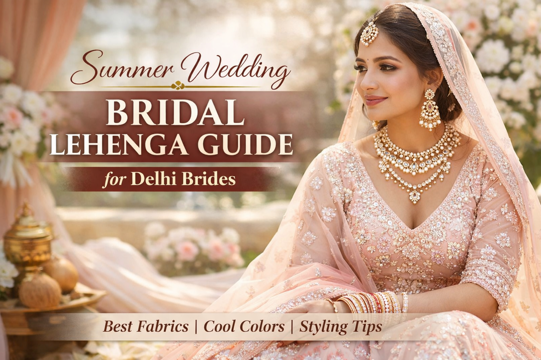 Summer Wedding Bridal Lehenga Guide for Delhi Brides