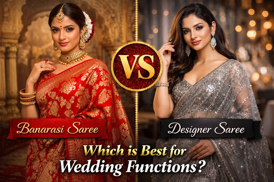 Banarasi Saree vs Designer Saree
