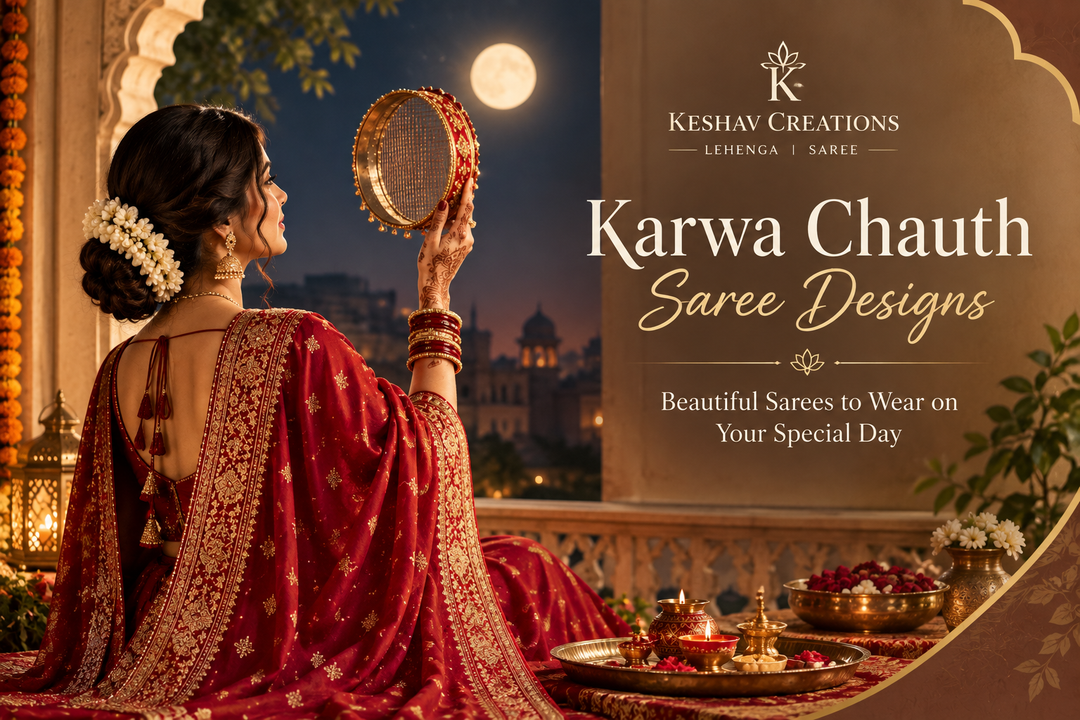 karwa chauth saree design