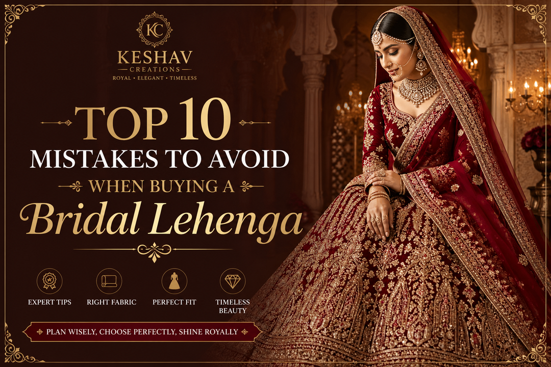 Top 10 Mistakes to Avoid When Buying a Bridal Lehenga