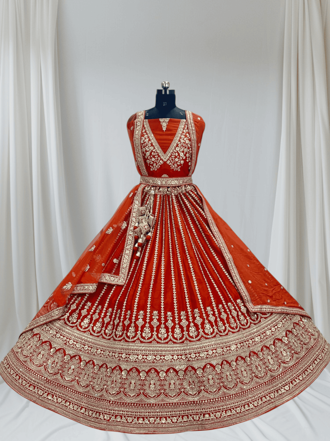 Royal Heritage Handcrafted Designer Lehenga