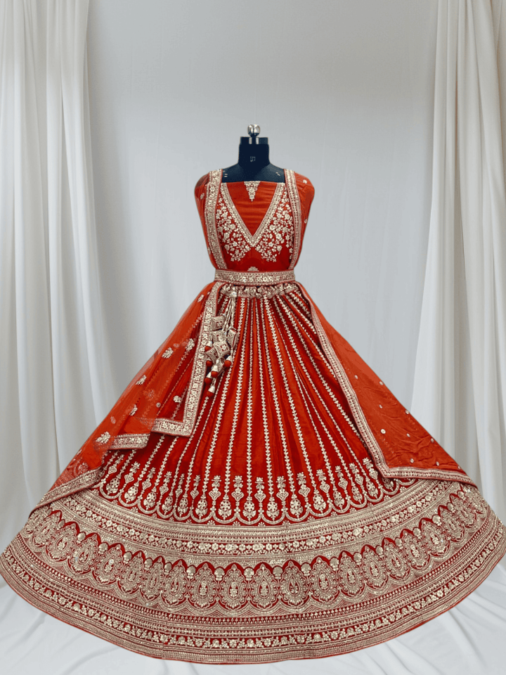 Royal Heritage Handcrafted Designer Lehenga