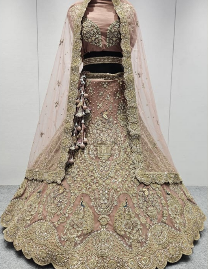 Peacock Work Designer Lehenga 