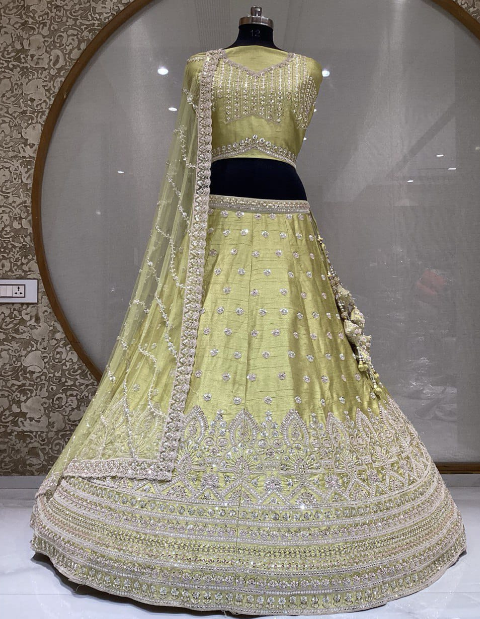 haldi lehenga latest design