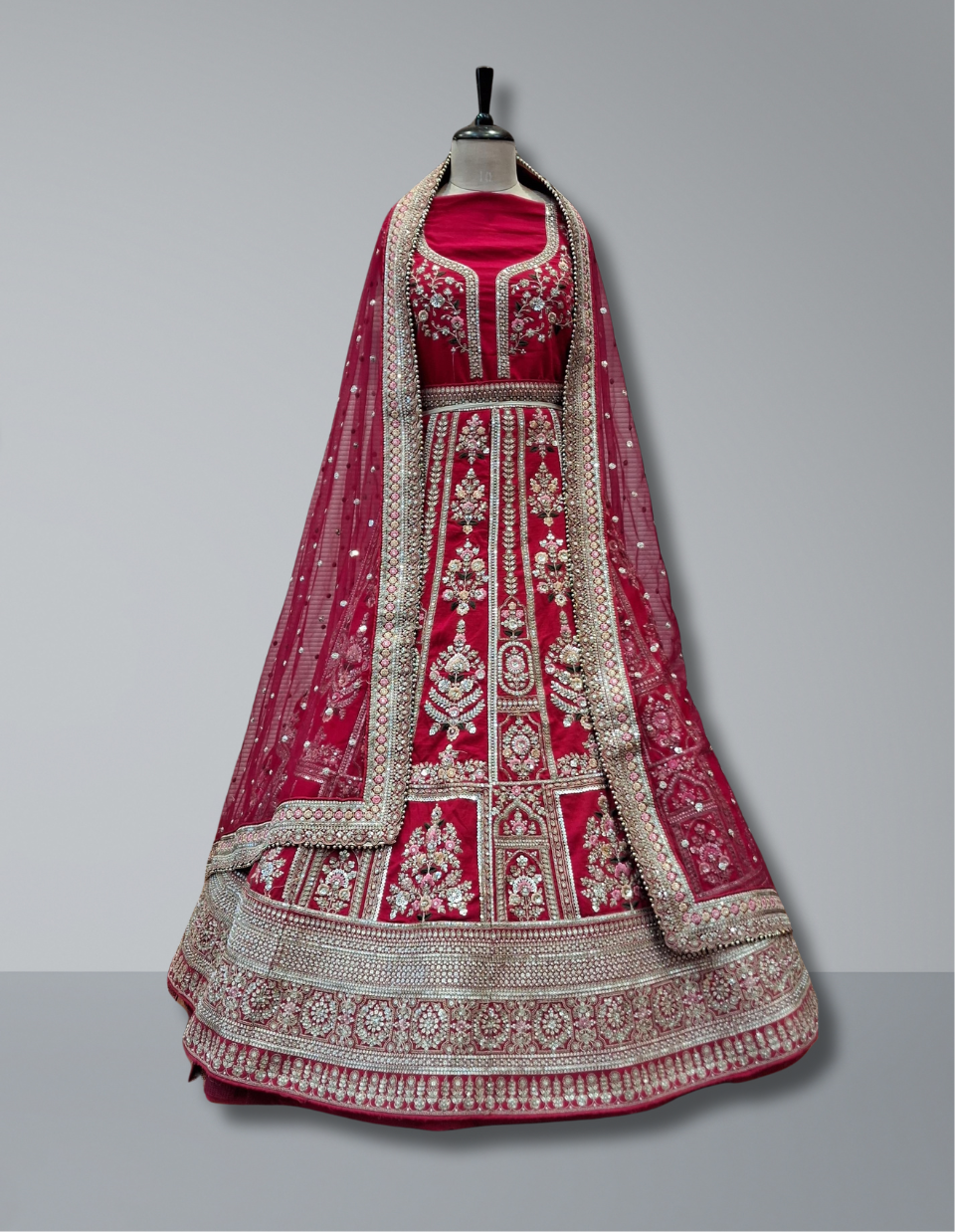 Classic Red Bridal Lehenga