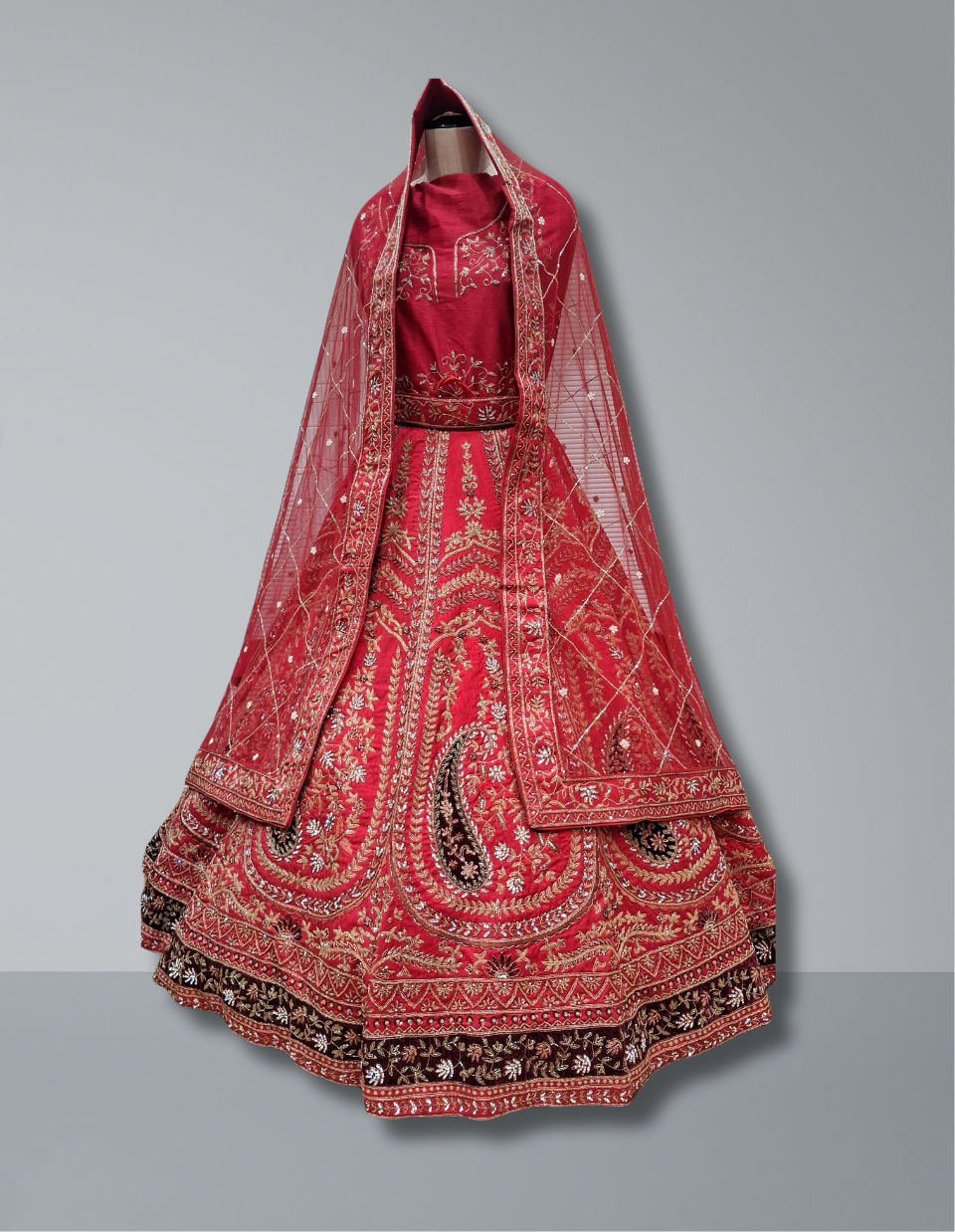 Royal Red Bridal Lehenga 