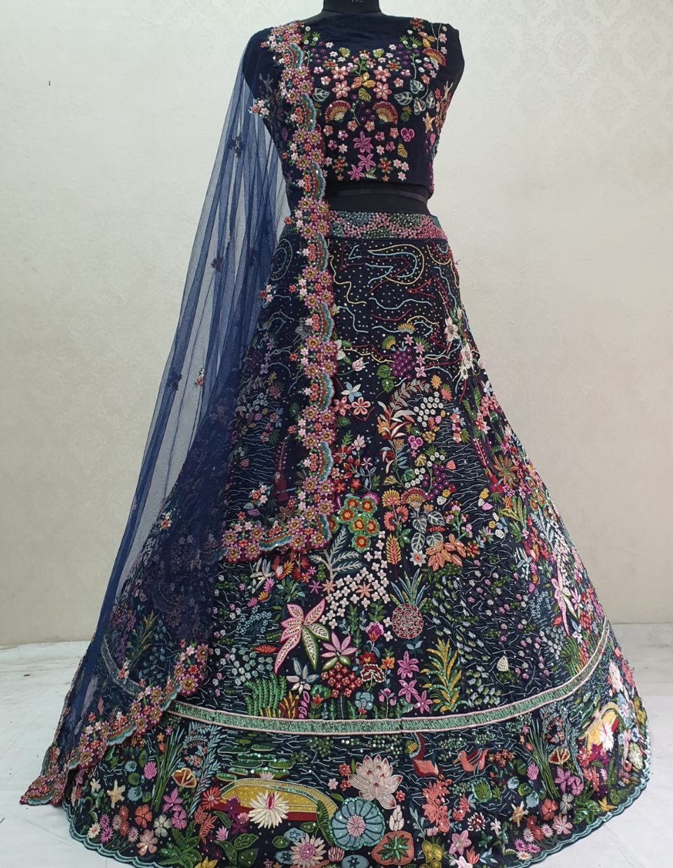sachin and babi light blue dress Lana Floral Embroidered Maxi Dress – Frock and Frill