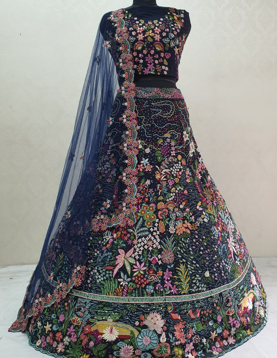 Blue Gorgeous Lehenga