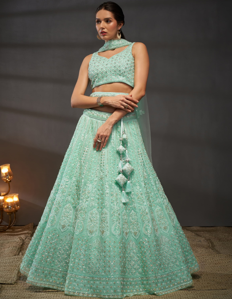 Gorgeous Non-Bridal Wedding Lehenga Design 