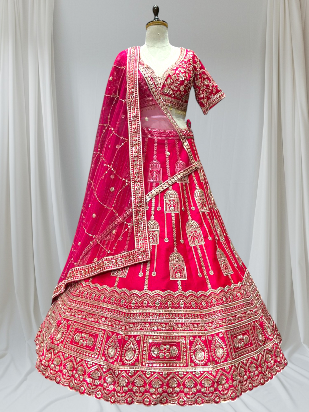 Rani Colour Designer Party Wear Lehenga Choli For Girls