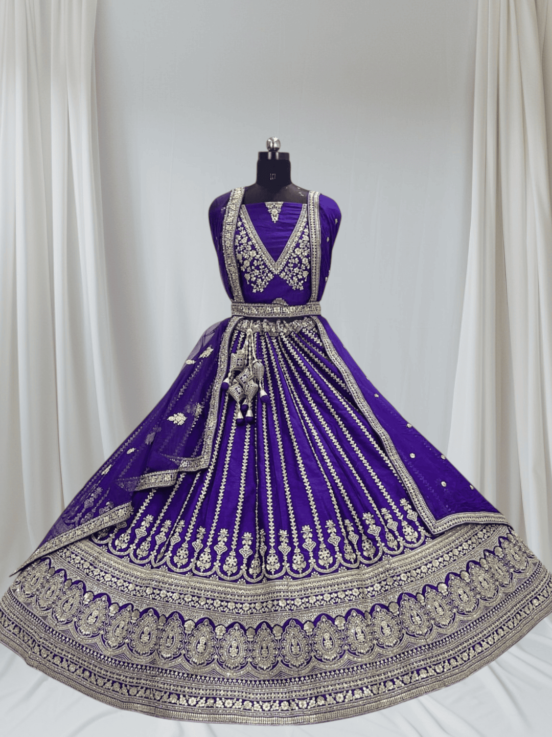 Royal Heritage Handcrafted Designer Lehenga