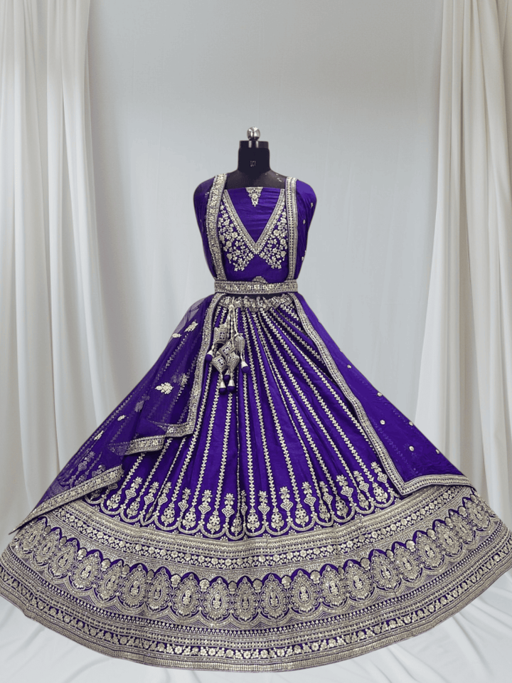 Royal Heritage Handcrafted Designer Lehenga