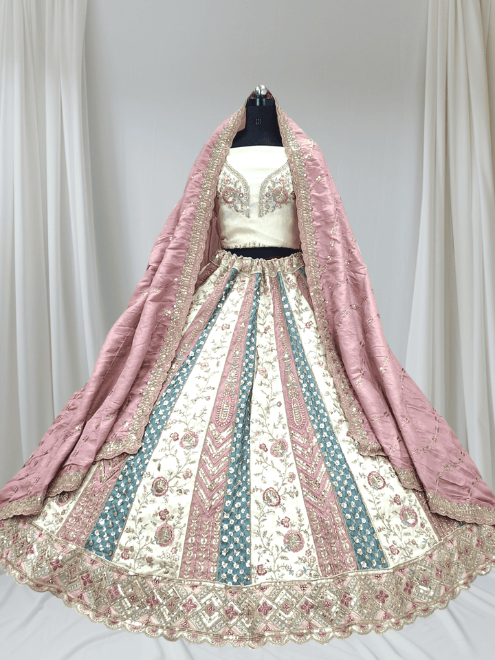 Dual Tone Party Wear Lehenga for  Girls