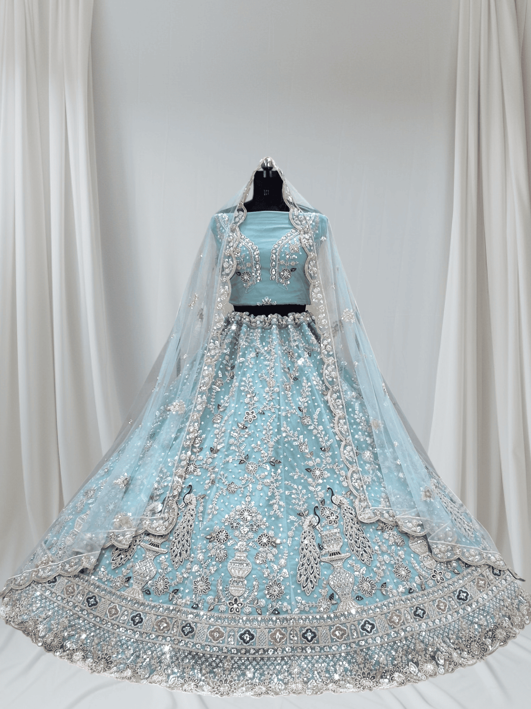 Premium Designer Embroidered Party Wear Lehenga for Girls