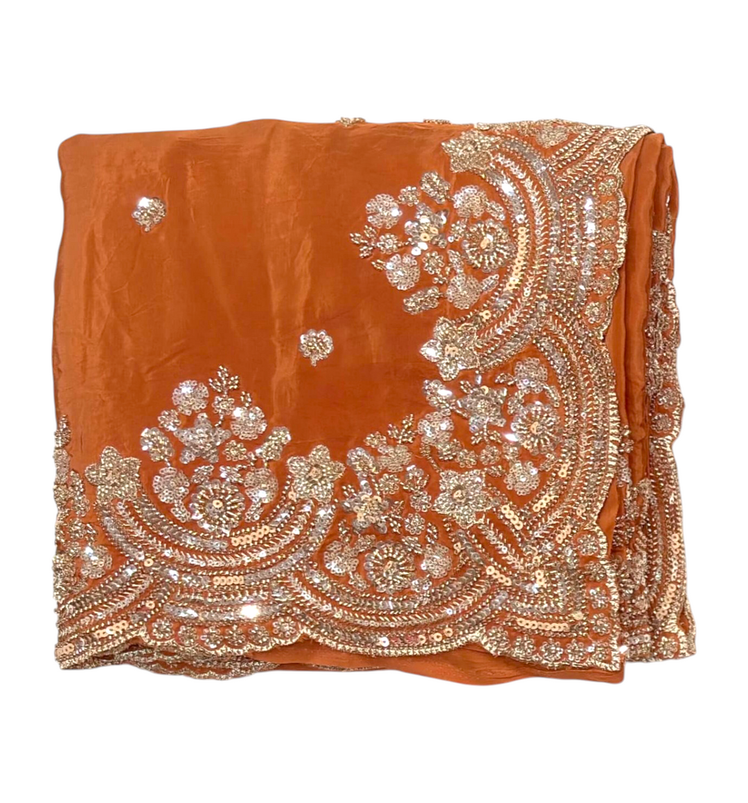 Designer Crape Saree – Elegant | Lightweight | Premium Craftsmanship