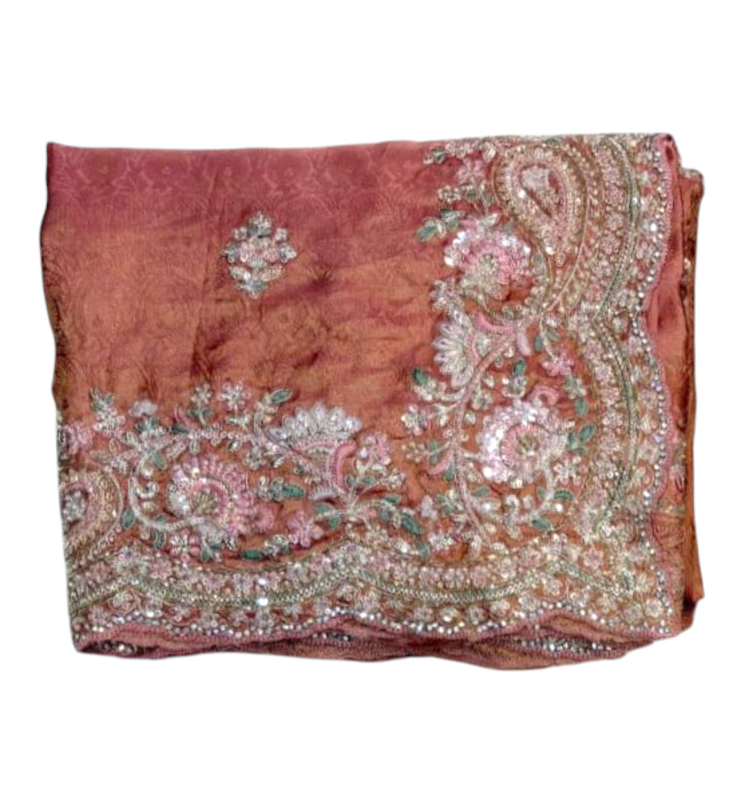 Elegant Brocade Saree – Premium Festive Wear