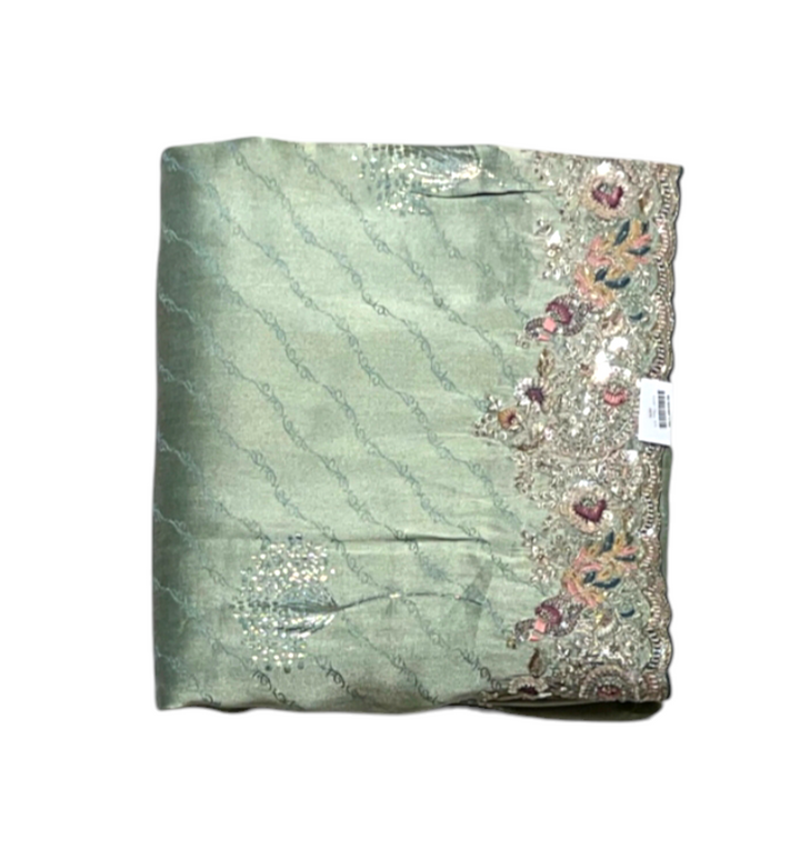 Royal Tiger Work Designer Saree | Keshav Creations