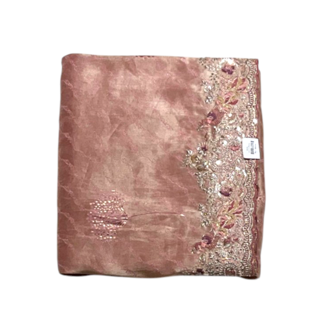 Royal Tiger Work Designer Saree | Keshav Creations