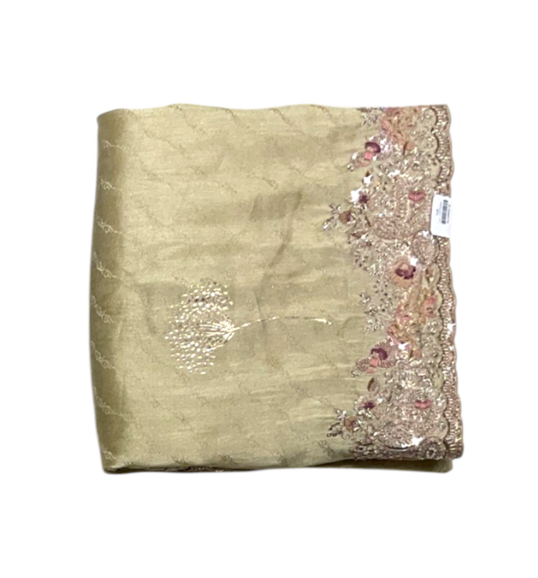 Royal Tiger Work Designer Saree | Keshav Creations