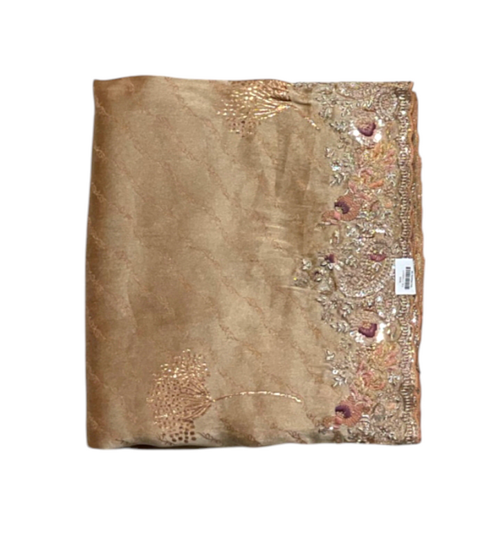 Royal Tiger Work Designer Saree | Keshav Creations