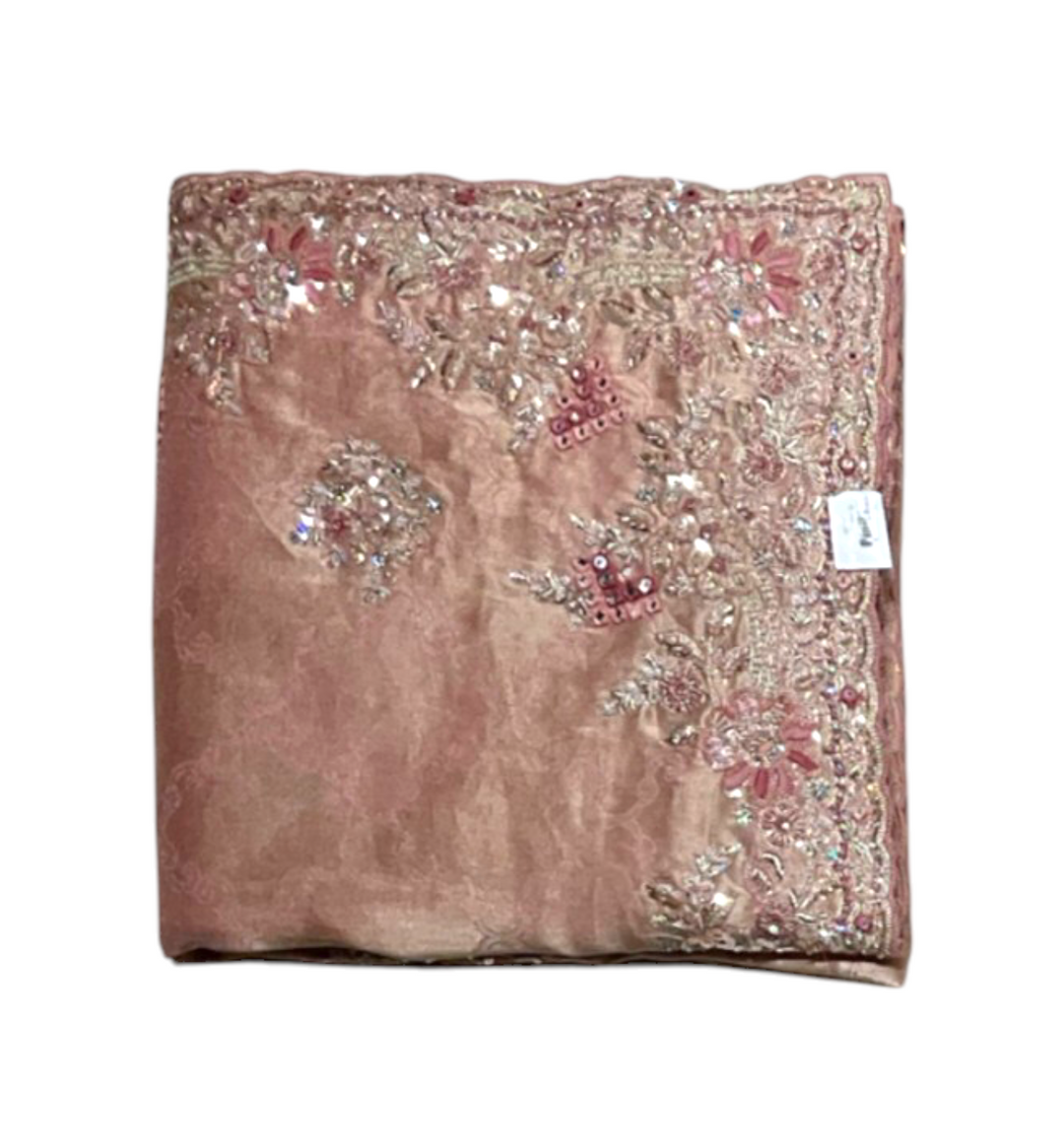 Banarasi Gazari Colour Saree with Tiger Work 