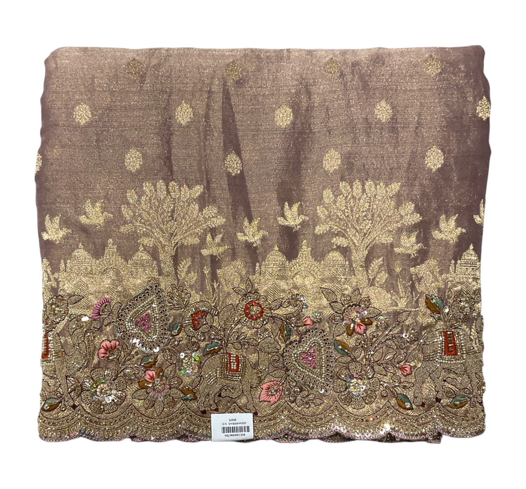 Brown Colour Designer Saree for women 