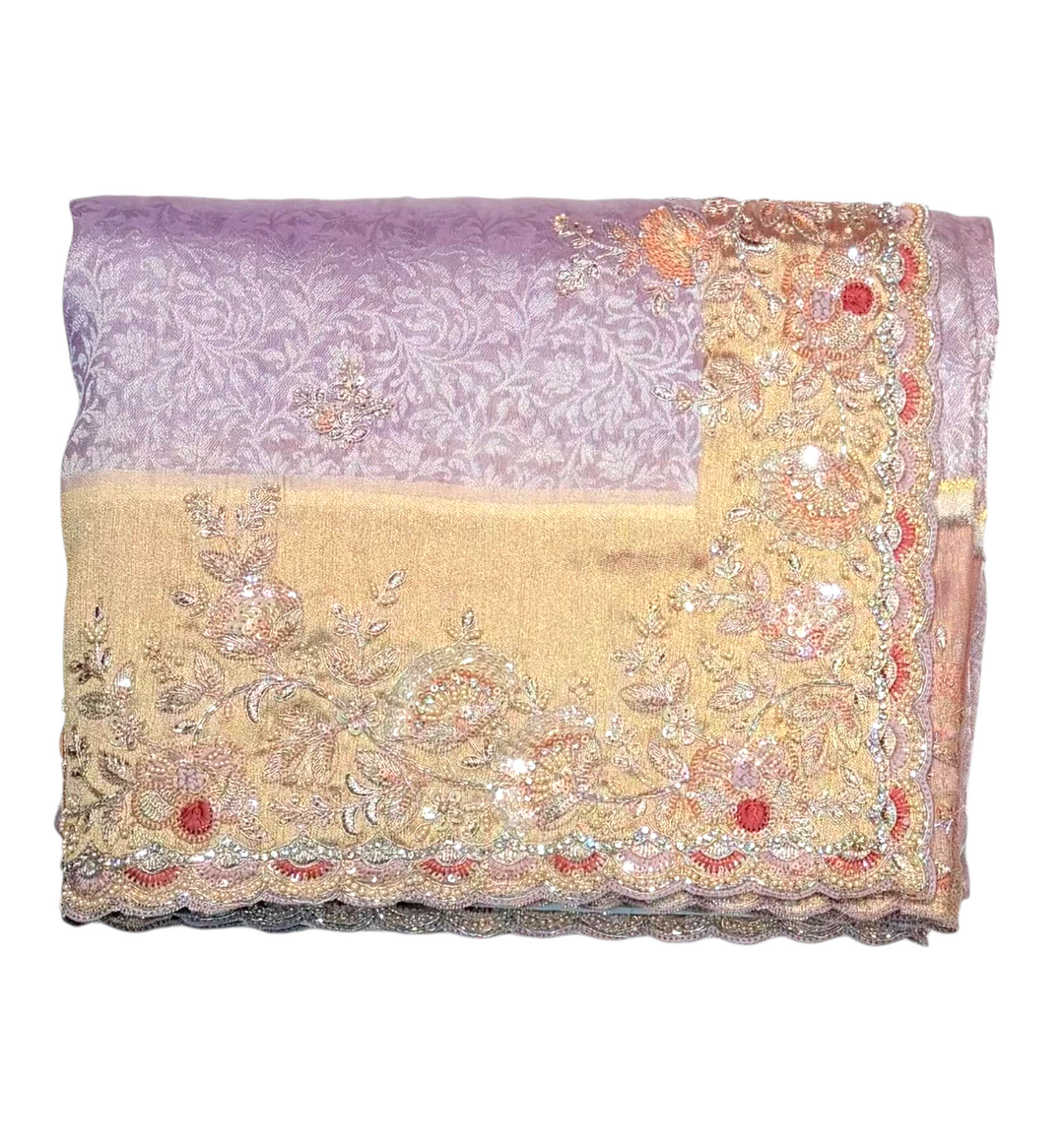 Premium Organza Tissue Saree – Elegant & Lightweight