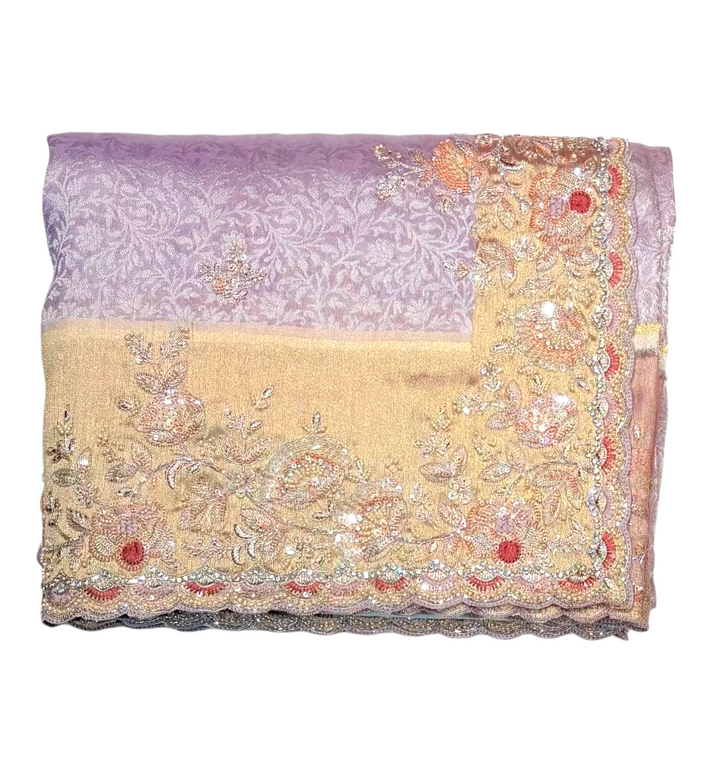 Premium Organza Tissue Saree – Elegant & Lightweight