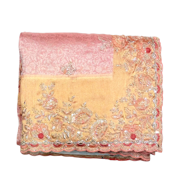 Premium Organza Tissue Saree – Elegant & Lightweight