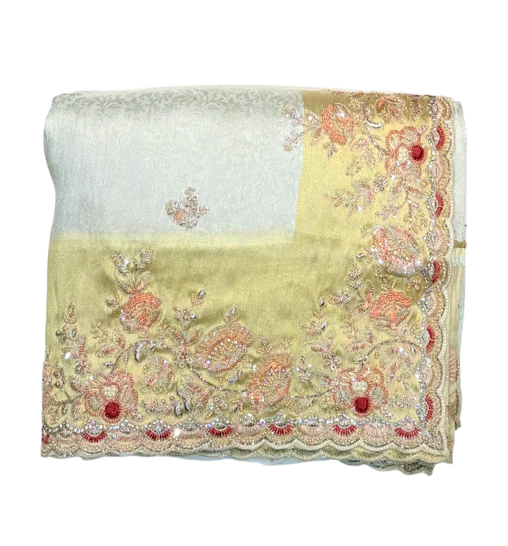 Premium Organza Tissue Saree – Elegant & Lightweight